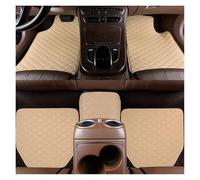 Tappetini Per Auto Tappetini Per Auto In Pelle PU Impermeabili Universali Per Proteggere I Piedi Degli Interni Delle Automobili Anteriori Auto Tappetini(Beige)
