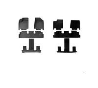 Tappetini Per Auto Tappetini per auto in TPE adatti per 24 piedi, tappetini per bagagliaio, tappetini per schienale Lato Guida(Double-layer foot mat for six seats)