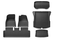 Tappetini Per Auto Tappetini Per Tesla Per Modello 3 2024 Tappetini Impermeabili Tappetini Anteriori E Posteriori Set Di Protezione Fodere Tappeti Tappetino(Nero 6,Guida a destra)