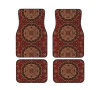 Tappetini per auto vintage con motivo persiano orientale, 1, 4 pezzi, set completi, adatti universalmente per SUV, furgoni, berline, camion, protezione per tutte le stagioni, tappeti per auto