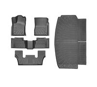 Tappetini Per Bagagliaio Auto Per Dodge Per Durango 2016-2024 6/7 Posti Tappetino Schienale Auto TEP Bagagliaio Antiscivolo Impermeabile Tutte Le Stagioni Vasca Baule(6 seat-6pcs)