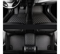 Tappetini per bagagliaio Tappeti Tappetini Anti-sporco In Pelle Tappetini Per Auto Personalizzati Full Surround Copertura Per Fiat Per Topolino 500 2012 2011 Tappetino per auto tutte stagioni(Nero)