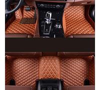 Tappetini per bagagliaio Tappetini Per Auto Personalizzati A 5 Posti Accessori Dell'auto Tappetini Antiscivolo Impermeabile Per Skoda Per Superbo Per Kodiaq Tappetino per auto tutte stagioni(Marrone)