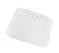 Tappetini per bambini | Stazione di pittura per bambini in silicone con, vassoio di vernice antiaderente, tavolozza di gioielli in resina strumento per disegnare argilla da scrivania a colori