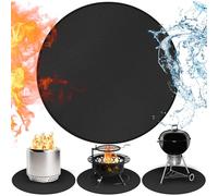 Tappetini per braciere per braciere compatibili con accessori Solo Stove Ranger compatibili con Solo Stove, 3 strati facili da pulire sotto la griglia per griglia esterna per proteggere il ponte