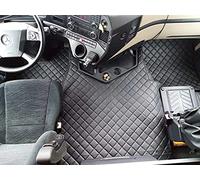 Tappetini per camion compatibili con Mercedes Actros MP4 dopo il 2014 Automatico a due livelli per guida a sinistra in eco-pelle nera