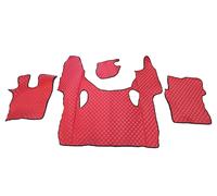 Tappetini per camion coperture ROSSO eco-pelle adatti per Scania G Nextgen 2017+