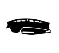 Tappetini per Console Centrale Adatto per Dongfeng DFSK Fengon Glory 580 2016-2021 LHD RHD Tappetino per cruscotto auto(Black LHD High NAV)