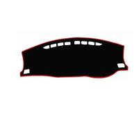 Tappetini per Console Centrale Adatto per Dongfeng DFSK Fengon Glory 580 2016-2021 LHD RHD Tappetino per cruscotto auto(Red RHD Low NAV)