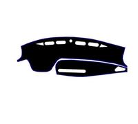 Tappetini per Console Centrale Adatto per Dongfeng DFSK Fengon Glory 580 2016-2021 LHD RHD Tappetino per cruscotto auto(Blue LHD High NAV)