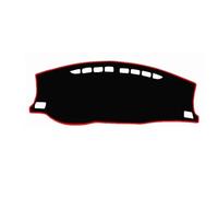 Tappetini per Console Centrale Adatto per Dongfeng DFSK Fengon Glory 580 2016-2021 LHD RHD Tappetino per cruscotto auto(Red LHD Low NAV)
