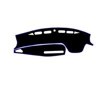 Tappetini per Console Centrale Adatto per Dongfeng DFSK Fengon Glory 580 2016-2021 LHD RHD Tappetino per cruscotto auto(Blue RHD High NAV)