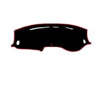 Tappetini per Console Centrale Adatto per Hyundai Tucson 2019-2021 RHD LHD Protezione per console parasole Copertura per cruscotto auto Tappetino per cruscotto(Red RHD NO speaker)