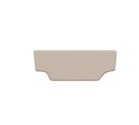 Tappetini per Console Centrale Tappetini in pelle anti-shock per sedili posteriori auto, adatti per Lexus F Sport RX330 LX570 CT200h(1pc-beige)