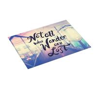 Tappetini per cucina di grandi dimensioni, 18 x 24 pollici, in microfibra assorbente, non tutti quelli che vagano sono persi, tappetino di asciugatura per piano di lavoro della cucina, tappetino