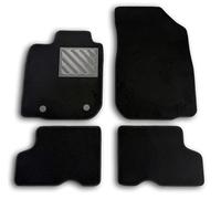 Tappetini per Dacia Sandero -Stepway 2 dal 2012 al 2019 tappeti Auto su Misura, Antiscivolo,battitacco in Gomma Rinforzato, Bottoni di Fissaggio