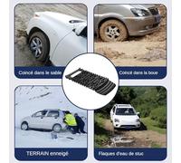 Tappetini per disinnestare - Fango per veicoli | Pannello di soccorso antiscivolo per SUV Camping-Car Camion Inverno Spiaggia Quad Sabbia Fango Fuoristrada
