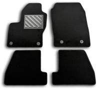 Tappetini per Ford Focus III dal 2011-2018 Fix rotondo Su misura, antiscivolo, battitacco in gomma rinforzata