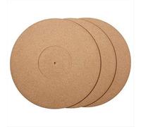 Tappetini per giradischi in sughero da 3 pezzi con alta fedeltÃ per giradischi in vinile LP Audiophile Riducono il rumore