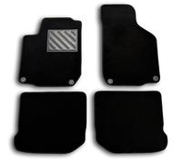 Tappetini per Golf IV dal 1998-2003, New Beetle dal 1998-2011,Bora dal 1998-2011,Leon I dal 1999-2005 su Misura, Antiscivolo, battitacco in gomma rinforzato, bottoni di ancoraggio