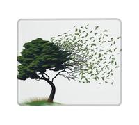 Tappetini per Il Mouse Big Tree Blowing in The Wind 25X30Cm Antipolvere Tappetini Mouse Durevole Mousepad per Lavoro Laptop