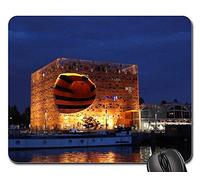 Tappetini per Il Mouse da Gioco, France Rhone Bank Building River Cruise Tappetino per Il Mouse da Gioco Antipolvere Tappetini Mouse Ergonomico Tappeto Mouse per Gaming Ufficio 25X30Cm