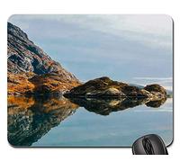 Tappetini per Il Mouse da Gioco, Isle of Skye Scotland Sea Ocean Water Rock Gaming Mousepad Confortevole Tappetino Mouse Pad Pratica Tampone per Mouse per Casa Gaming 25X30Cm