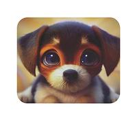 Tappetini per Il Mouse da Gioco, Puppy Beagle Dog Tappetino da Gaming Antisfilacciamento Tappetino per Il Mouse da Gioco Lavabile Gaming Pad per Gaming Casa 25X30Cm