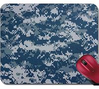 Tappetini per Il Mouse da Gioco, Us Navy Digital Camouflage Fabric Texture Background Tappetino per Il Mouse da Gioco Personalizzato Tappetini Mouse Pratica Tappetini per Il Mouse 25X30Cm