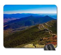 Tappetini per Il Mouse da Gioco, White Mountains New Hampshire Tree Trees Woods Mouse Pad Bordi Cuciti Tappetini per Il Mouse Antiscivolo Tappetini Mouse per Gaming Computer 25X30Cm