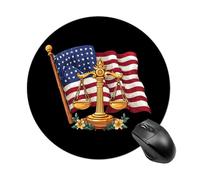 Tappetini Per Il Mouse Law Scale Of S U.S Flag Mousemat