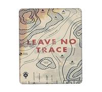 Tappetini per Il Mouse Leave No Trace Map Pain G Creativity Notice Personality Retro 25X30Cm Base in Gomma Tappetino per Mouse Durevole Mousepad per Pc Computer