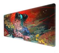 Tappetini per il Mouse, mouse pad XXL (90 x 40cm), non slip rubber base, sewn edge, largemousepad, desk protection pad, computer game keyboard andmousepad (girl anime)