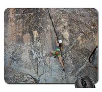 Tappetini per Il Mouse, Rock Climbing Equipment Rappelling Adventure Rope Tappetino per Mouse Confortevole Tampone per Mouse Ergonomico Gaming Mousepad per Gaming Pc 25X30Cm