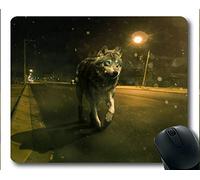 Tappetini per il mouse Yanteng, predatore della fauna selvatica wolf Mousemat (multicolore)