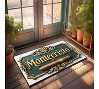 Tappetini per la casa per porta d'ingresso Sigaro Montecristo: un simbolo di lusso ed eleganza, zerbino per porta d'ingresso, tappeto per interni ed esterni, porta d'ingresso (50 x 80 cm)