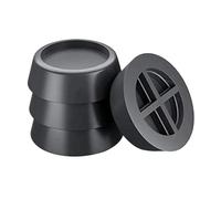 Tappetini per lavatrice Cuscinetti Vibranti for Lavatrice e Mobili Multicolor 4,5x6,5x2 cm(4pcs Black)