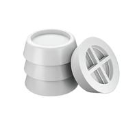 Tappetini per lavatrice Cuscinetti Vibranti for Lavatrice e Mobili Multicolor 4,5x6,5x2 cm(4pcs White)