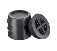 Tappetini per lavatrice Cuscinetti Vibranti In Gomma for Lavatrice Multicolor 4,5x6,5x2cm Confezione Da 1 O 4(4pcs Black)