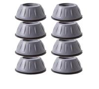Tappetini per lavatrice Staffa ammortizzatore in gomma grigia con poggiapiedi 2-24 pezzi for mobili lavatrice(8pcs)