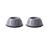 Tappetini per lavatrice Staffa ammortizzatore in gomma grigia con poggiapiedi 2-24 pezzi for mobili lavatrice(2pcs)