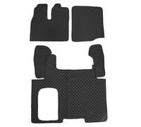 Tappetini Per MAN TGX TRUCK 2010-2017 Rivestimento Ecopelle Automatico Nero