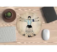 Tappetini per mouse, mouse PC o laptop - Diego Armando Vitruvio Maradona. per tutti gli amanti di Leonardo e il D10S Fluff.