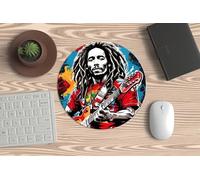 Tappetini per mouse, mouse per PC o laptop - Bob Marley - per tutti i grandi rastafariani e fan del Reggae.