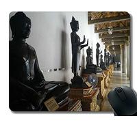 Tappetini per Mouse Personalizzati, Ogni Mattina Siamo Nati di Nuovo. ciò Che Facciamo Oggi è ciò Che Conta di più, i tappetini per Mouse della Statua del Buddha