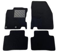Tappetini per Nissan Qashqai II J11 dal 2014-2021- su Misura, Antiscivolo, battitacco in gomma rinforzata, bottoni di fissaggio