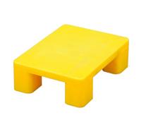 Tappetini per pallet in plastica impermeabili, resistenti per scantinati, magazzini e fabbriche, giunzioni solide e stabili, colore grigio, 60 x 50 cm