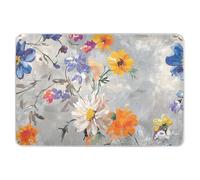 Tappetini per pannolini riutilizzabili extra large a grappolo di fiori, morbidi e assorbenti, per bambini, adulti, animali domestici, 132,1 x 86,4 cm (lunghezza x larghezza)