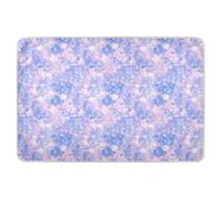 Tappetini per pannolini riutilizzabili extra large viola con fiori selvatici altamente assorbenti per letto tappetini portatili per bambini 132,1 cm L x 86,4 cm W