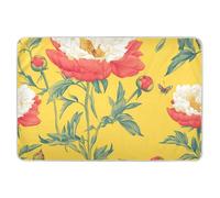 Tappetini per pannolini riutilizzabili, impermeabili, lavabili, antiscivolo, per bambini, 132 x 86,4 cm (lunghezza x larghezza), colore: bianco, rosa, giallo